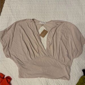 Vestique Beige Crop Top